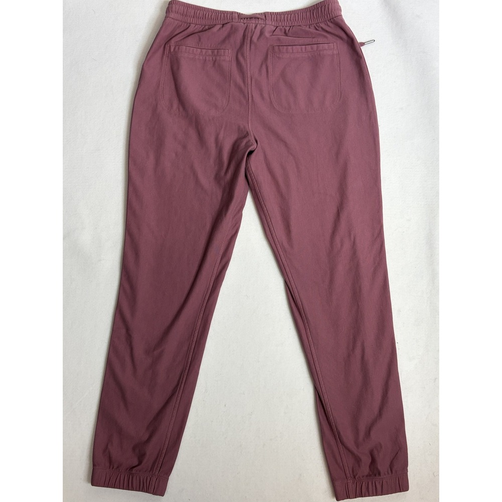 Athleta Farallon Jogger Pants Mauve Pink Cotton Spandex Size Small S P - Picture 3 of 5